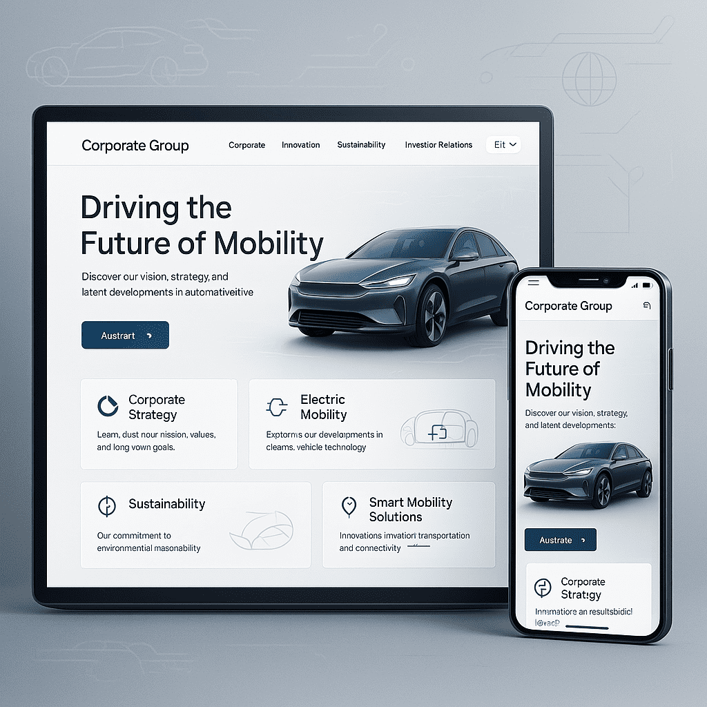 Relaunch einer Automotive-Gruppen-Website