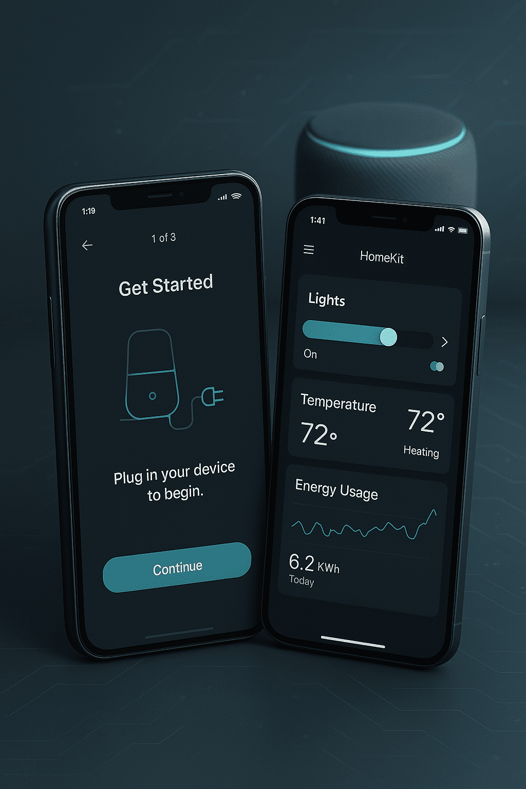 Mobile App für Smart Home Assistenten