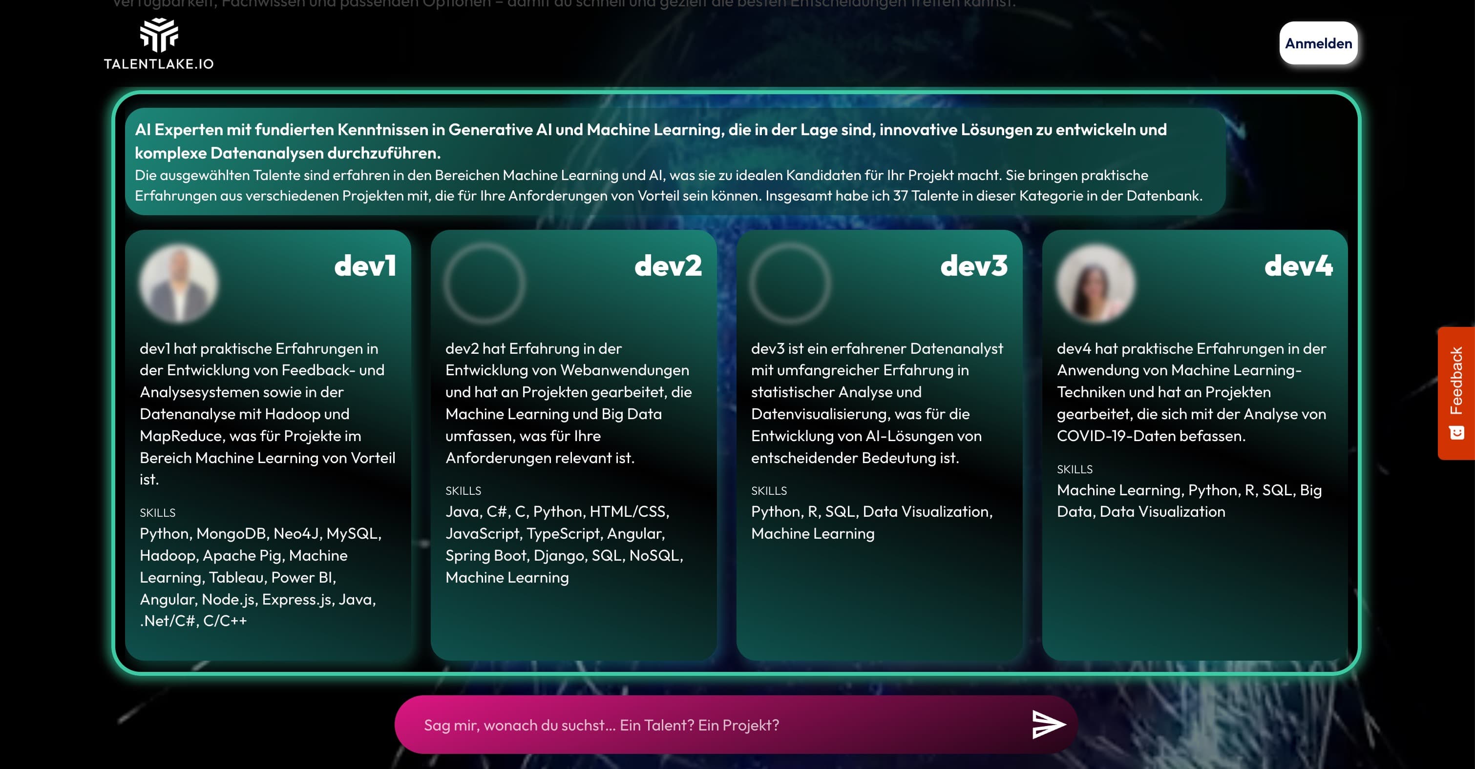 Talentlake - KI-gestützte Recruiting-Plattform
